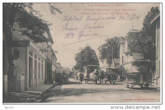 LOURES ( .depar Des Autobus Pour Barbazan ) - Castelnau Riviere Basse