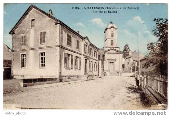 Chatenois – 11364 Mairie Et Eglise - Châtenois-les-Forges