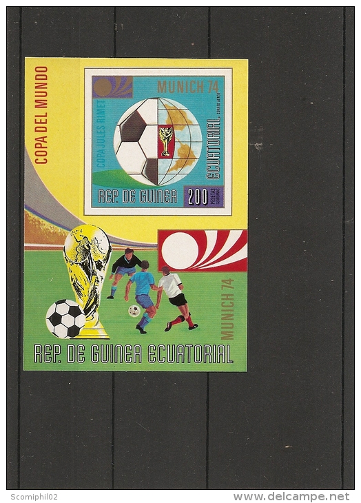 Coupe Du Monde En Allemagne -1974 ( BF 77 Xxx -MNH- De Guinée équatoriale) - 1974 – Germania Ovest