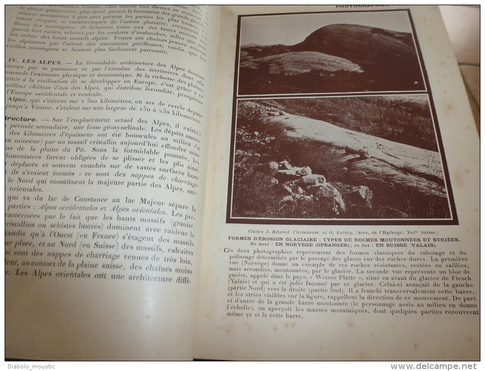 1931 Photographies Par Jean Brunhes Et Cartes Géo:Pays EUROPE: 7e Photo Olivier à CORFOU; Ayer (Suisse); Zuiderzée..etc. - Autres & Non Classés