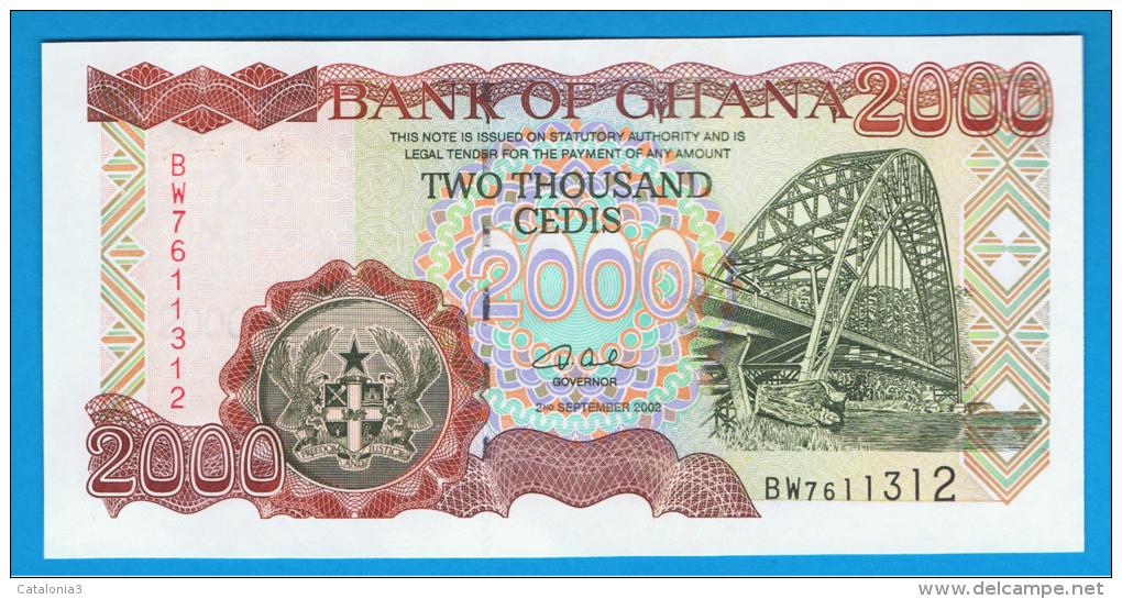 GHANA -  2000  Cedis  2002 SC  P-33 - Ghana