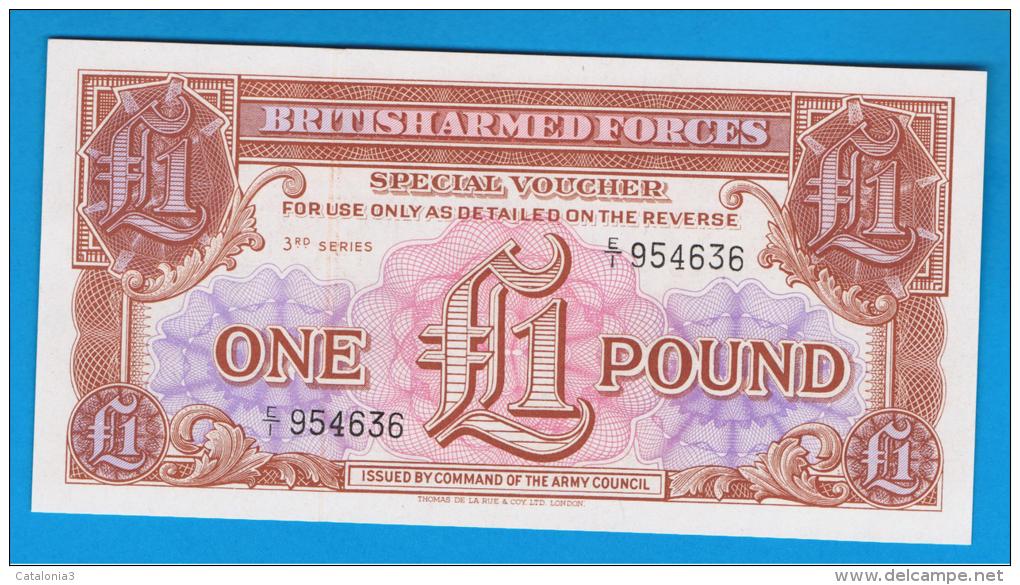 GRAN BRETAÑA - GREAT BRITAIN  -  1 Pound ND  SC  P-M29 - British Armed Forces & Special Vouchers