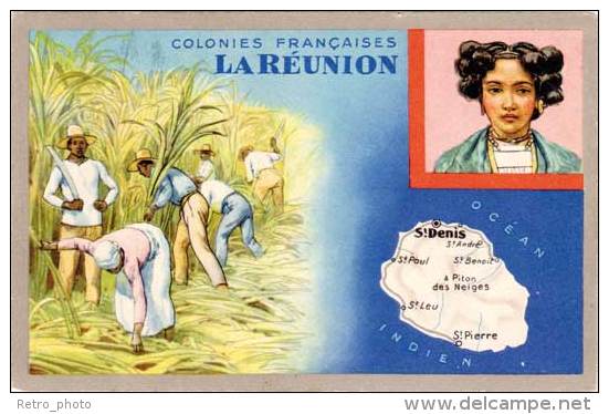 Colonies Françaises – La Réunion (Canne à Sucre, St-Denis) - Autres & Non Classés