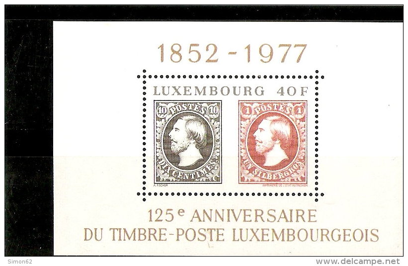 LUXEMBOURG  BLOC N° 10  NEUF **  LUXE   1977 - Blocs & Feuillets