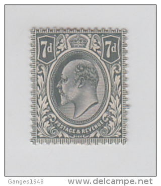 Great Britain  KE  7d  Mint Hinged #  49761 S - Unused Stamps
