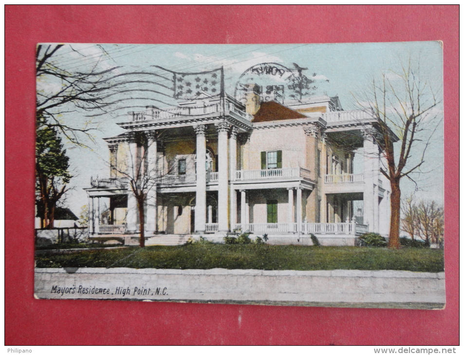 North Carolina > High Point Mayor's Residence 1911   Cancel   Ref   1022 - High Point