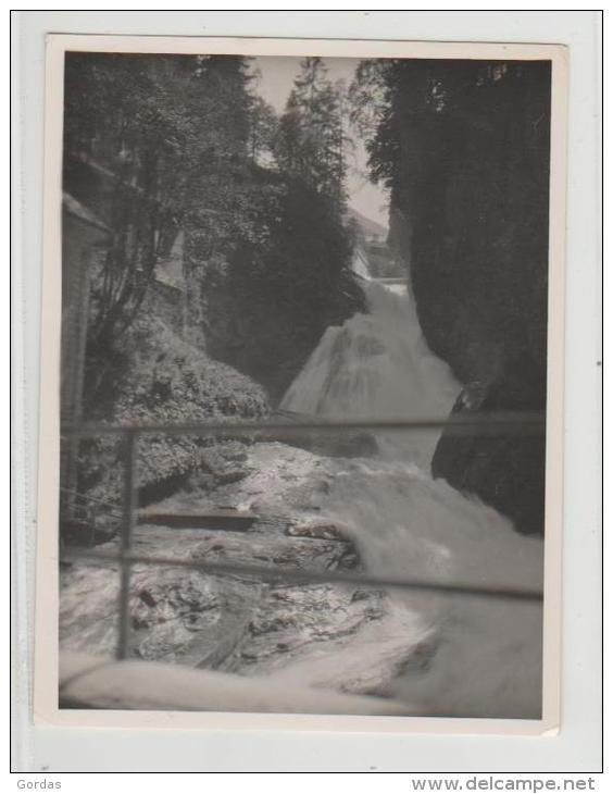 Austria - Bad Gastein 1929 - Wasserfall - Waterfall - Photo 80x110mm - Bad Gastein