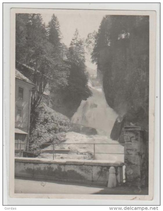 Austria - Bad Gastein 1929 - Wasserfall - Waterfall - Photo 80x110mm - Bad Gastein