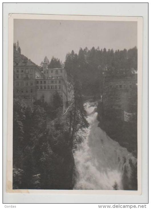 Austria - Bad Gastein 1929 - Wasserfall - Waterfall - Photo 80x110mm - Bad Gastein