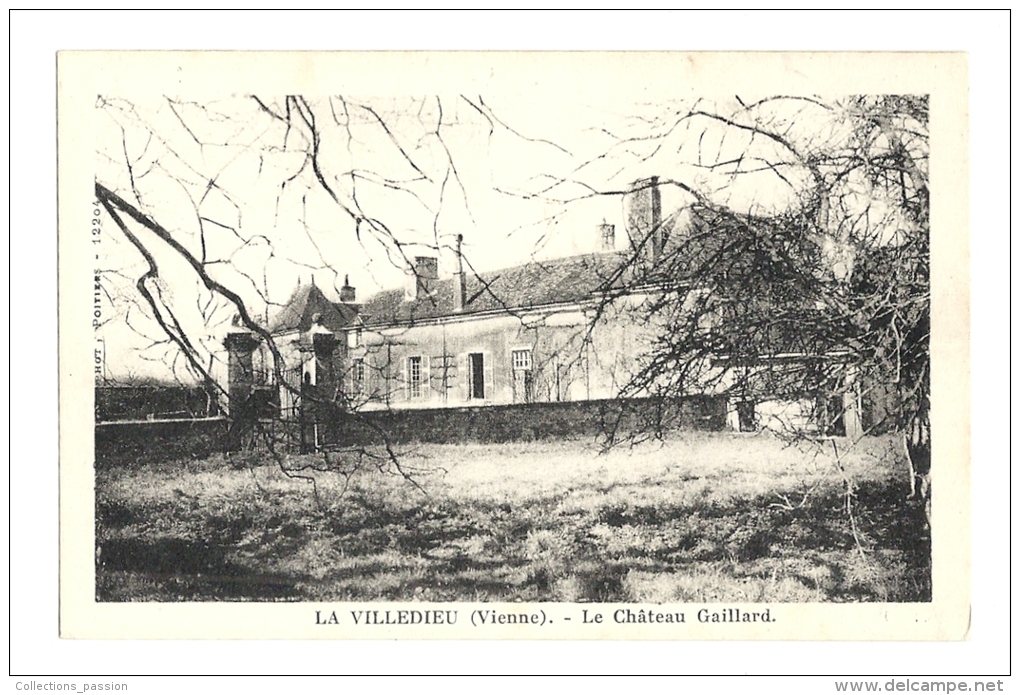 Cp, 86, La Villedieu, Le Château Gaillard - La Villedieu Du Clain