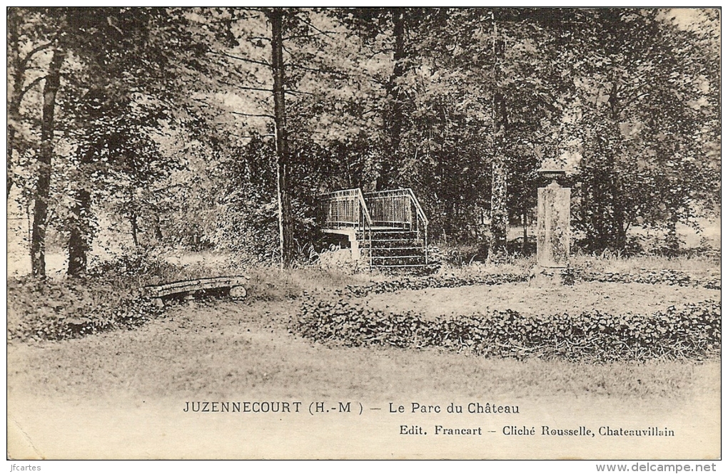 52 - JUZENNECOURT - Le Parc Du Château - Juzennecourt