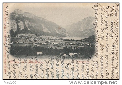 CPA ALT AUSEC- PANORAMA, MOUNTAINS - Altheim