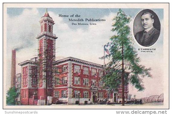 Iowa Des Moines Home Of The Meredith Publications - Des Moines