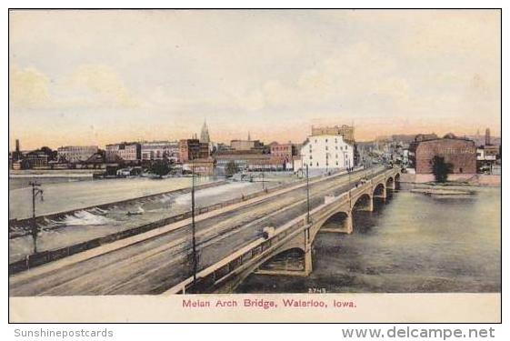 Iowa Waterloo Melan Arch Bridge - Waterloo