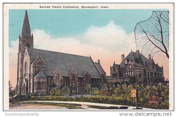 Iowa Davenport Sacred Heart Cathedral - Davenport