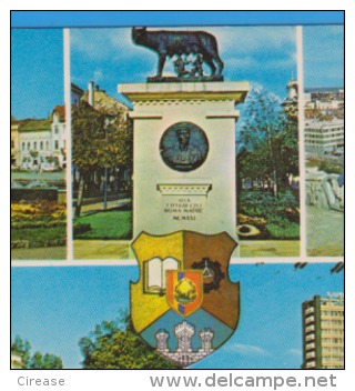 The Symbol Of Rome, The She-wolf With Romulus And Remulus, Coat, Book ROMANIA  Postal Stationery 1980 - Mythology