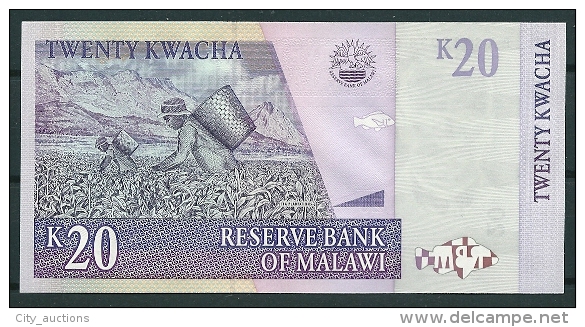 MALAWI 1997 20 KWACHA P38 ALMOST UNC -G - Malawi
