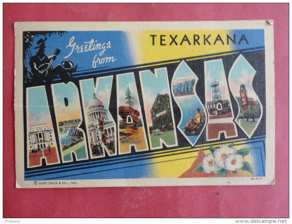 Texarkana,AR--Greetings From--cancel 1941--PJ156 - Altri & Non Classificati