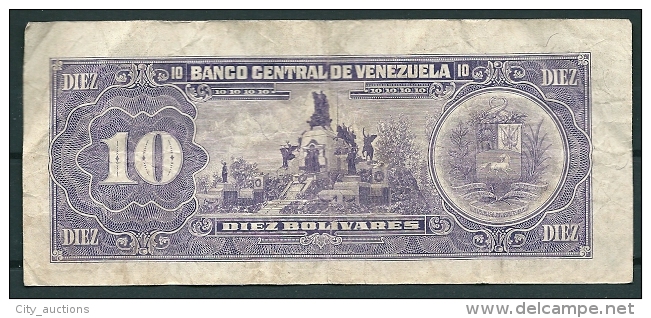 VENEZUELA 1988 10 BOLIVARES P62 -G - Venezuela