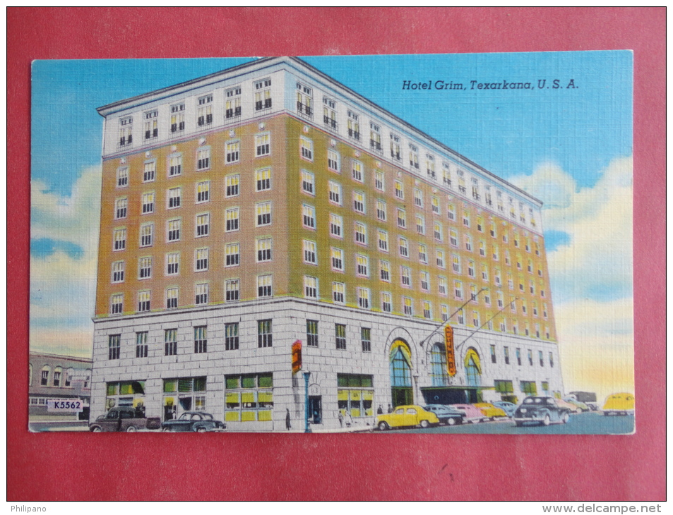 Texarkana,TX/AR--Hotel Grim--not Mailed--PJ157 - Altri & Non Classificati