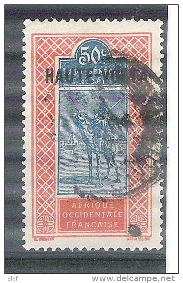 HAUTE VOLTA, 1922, Type Méhari Et Chameau, Yvert N° 31, 50 C Rouge Orange / Bleu ,TB - Usados