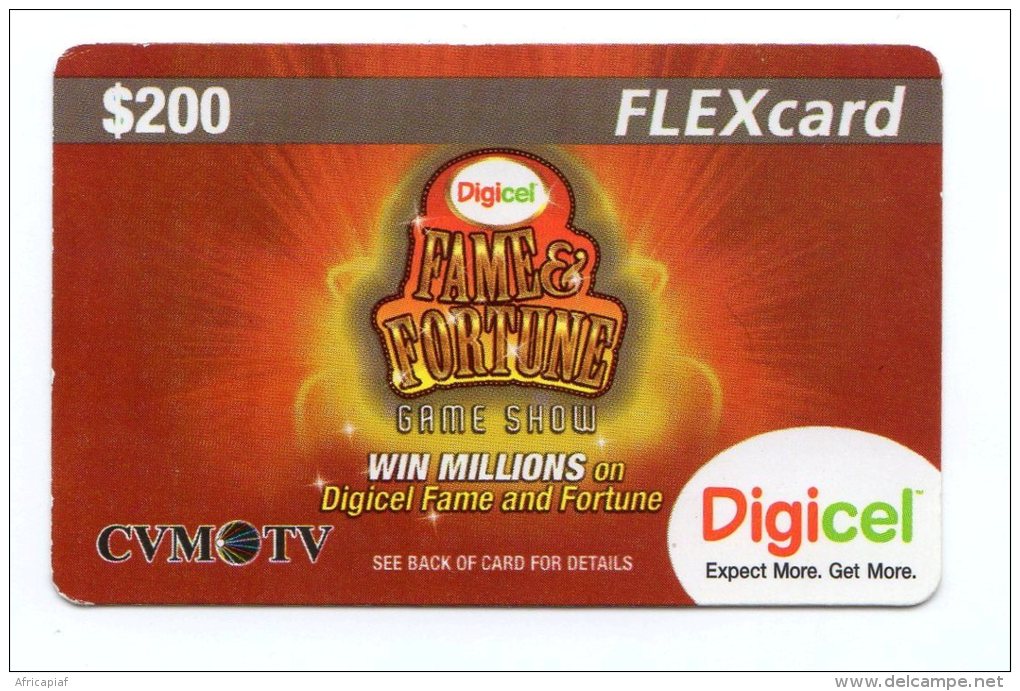 JAMAIQUE CARAIBES PREPAYEE DIGICEL FLEXCARD 200$ - Jamaïque