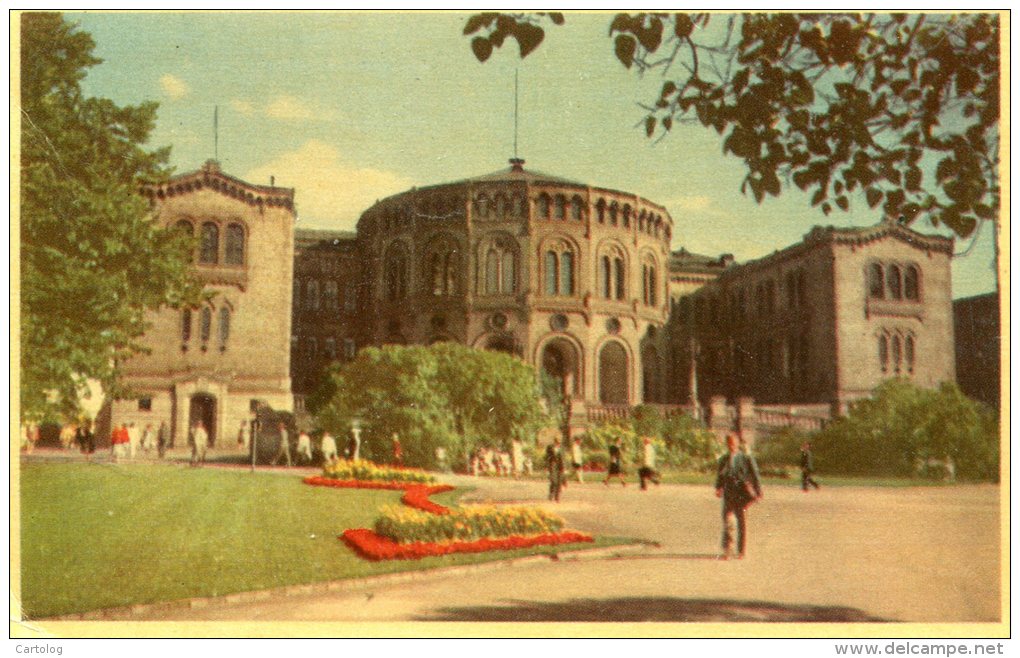 Stortinget. The Parliament Building. Oslo - Norvegia