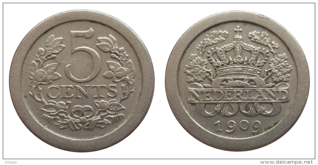 5 Cents 1909 (Netherlands) - 5 Cent