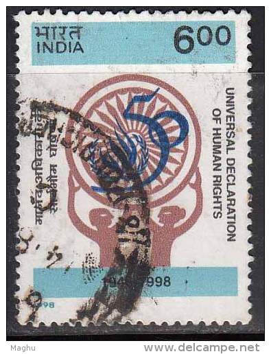 India Used 1998, Human Rights Declaration (sample Image) - Used Stamps