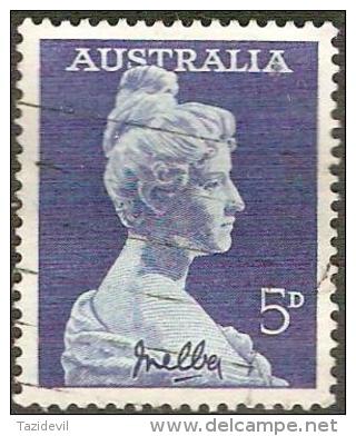 AUSTRALIA - USED 1961 5d Centenary Birth Of Dame Nellie Melba - Opera Singer - Ongebruikt