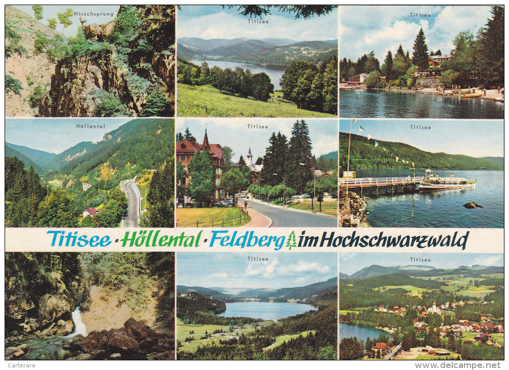 Allemagne,GERMANY,deutschland,BADE WURTEMBERG,land,TITISEE,lac De Foret Noire,glaciaire,schwarzwald,HOLLENTAL - Furtwangen