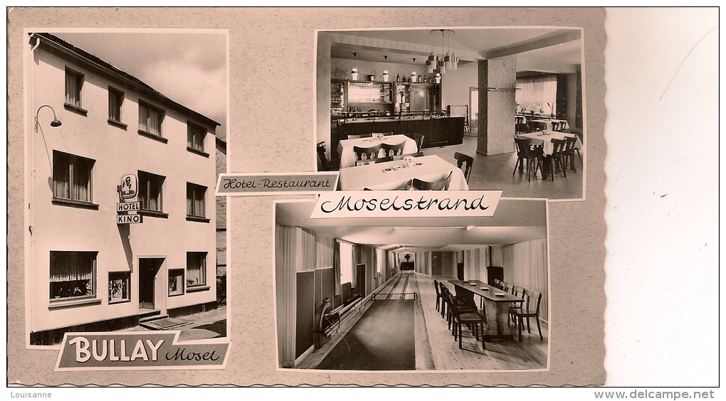 13 / 7 / 48  -  HÔTEL-RESTAURANT MOSELSTRAND -  BULLAY-     CPSM - Alf-Bullay