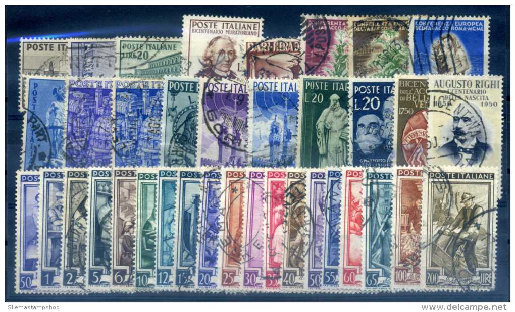 ITALY - 1950 Full Year Set - Années Complètes