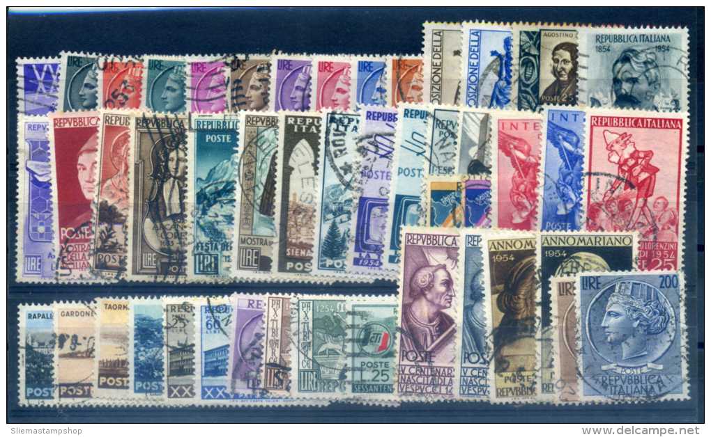 ITALY - 1953/54 Full Year Sets - Années Complètes