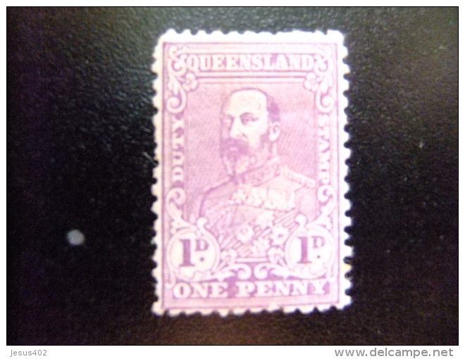 QUEENSLAND  1890 -- EDUARDO VII   -- DUTY STAMP    --   Yvert & Tellier Nº  ??? * - Mint Stamps