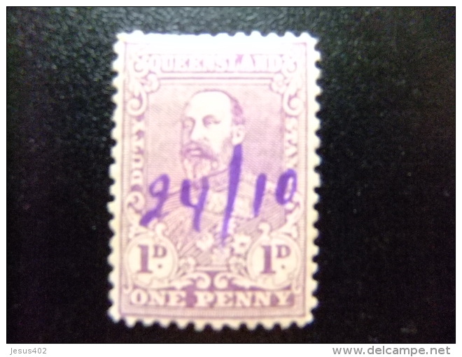 QUEENSLAND  1890  -- EDUARDO VII   -- DUTY STAMP    --   Yvert & Tellier Nº  ??? º - Used Stamps