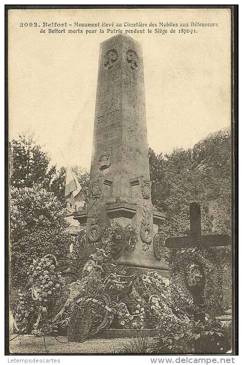 - CPA 90 - Belfort, Monument Du Siège De 1870-71 - Belfort – Siège De Belfort