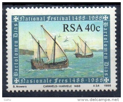 Afrique Du Sud ; South Africa ; 1982 ; N°Y : 640 ; N **; " Diaz Caravelles " ;cote Y :   1.50 E. - Nuovi