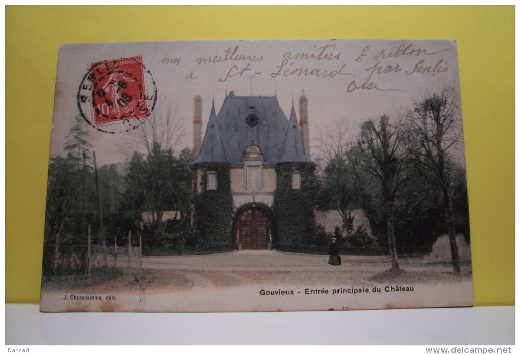 GOUVIEUX -entrée Principale Du Chateau - Gouvieux