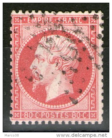 N°24 Oblitéré      - Cote 60€ - - 1862 Napoleon III