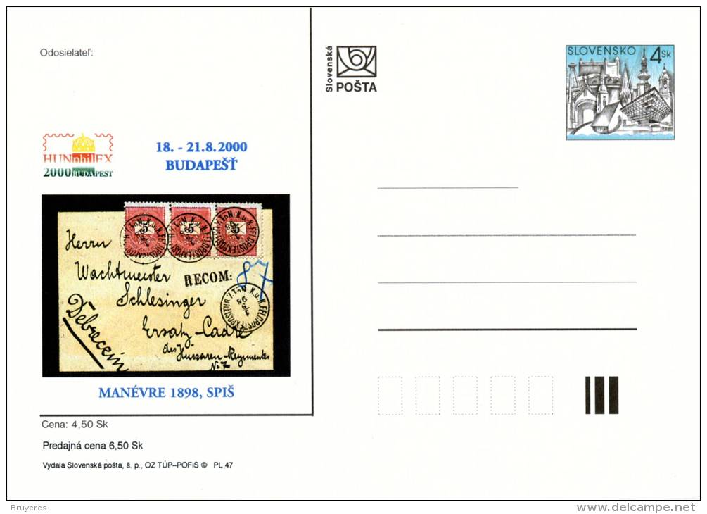 Entier Postal De 2000 Sur Carte Postale Illustrée - Postales
