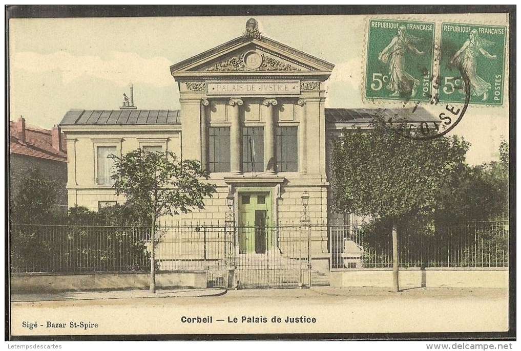 - CPA 91 - Corbeil, Le Palais De Justice - Corbeil Essonnes