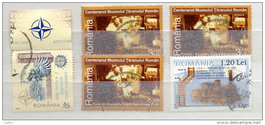 ROMANIA Lotto 6 Usati Used - Used Stamps
