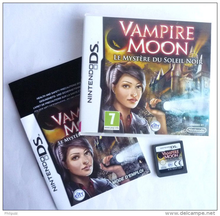 JEU NINTENDO DS  VAMPIRE MOON - LE MYSTERE DU SOLEIL NOIR - Nintendo DS