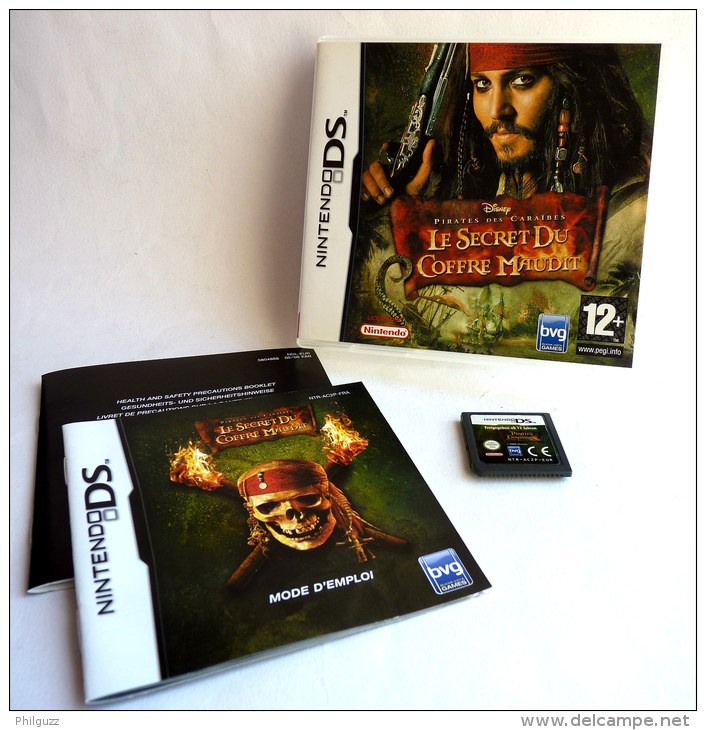 JEU NINTENDO DS  PIRATES DES CARAÏBES - LE SECRET DU COFFRE MAUDIT - Nintendo DS