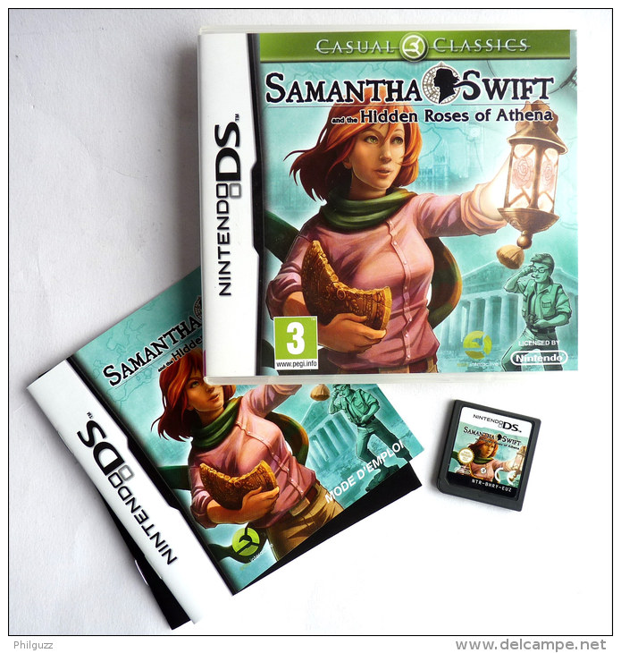 JEU NINTENDO DS SAMANTHA SWIFT AND THE HIDDEN ROSES OF ATHENA - Nintendo DS