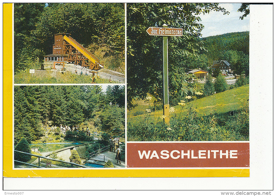 PK-CP Deutschland - ("DDR"), Waschleithe Erzgeb. , Gebraucht, Siehe Bilder!*) - Grünhain