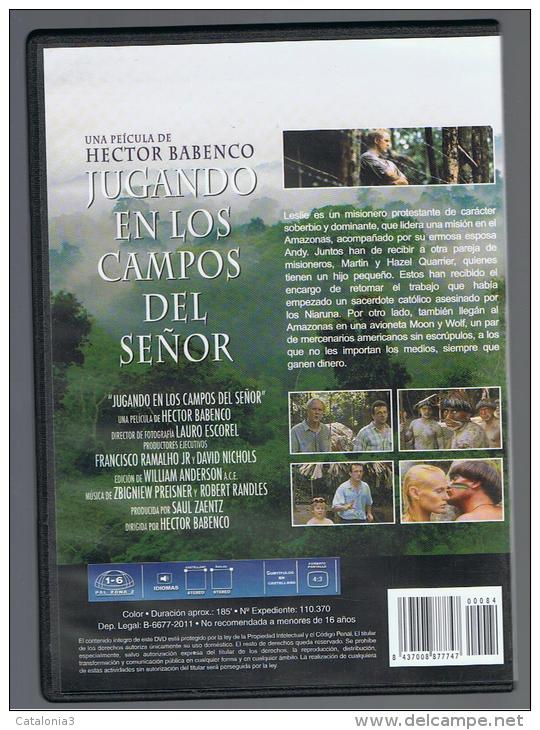 PELICULA En DVD - Original Usada - JUGANDO EN LOS CAMPOS DEL SEÑOR - Otros & Sin Clasificación