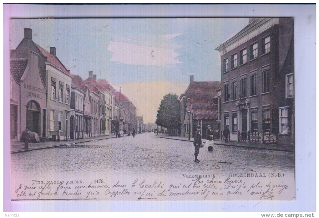 NL - NOORD.BRABANT - ROOSENDAAL - Varkensmarkt, 1904 - Roosendaal