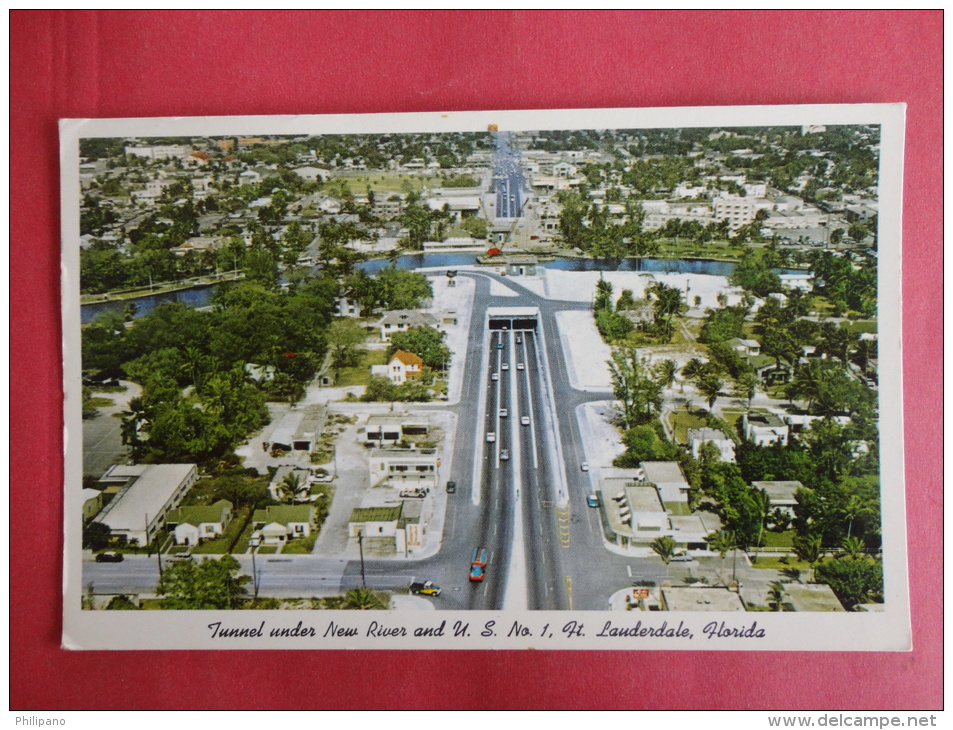 - Florida >  Fort Lauderdale  Tunnel Under  New River US No 1  1964 Cancel  ------ Ref 1023 - Fort Lauderdale